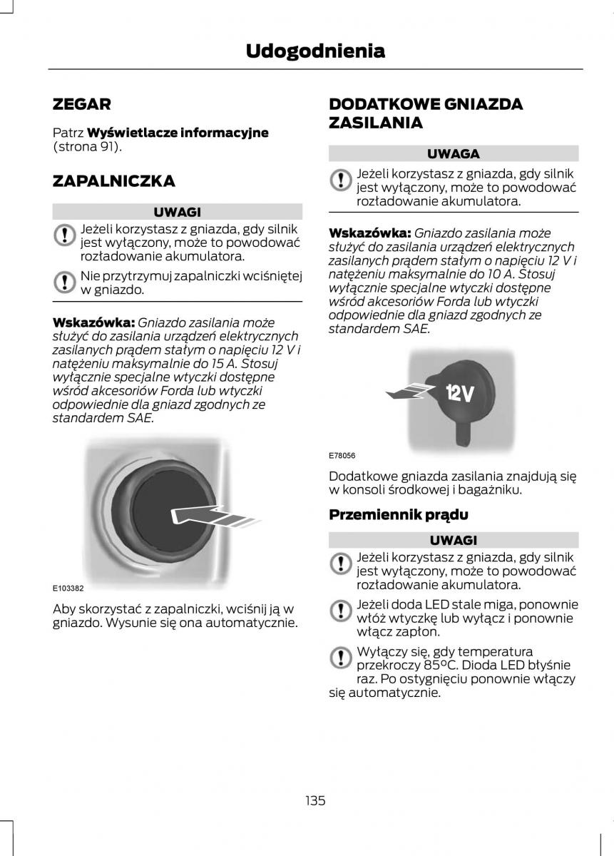 Ford C Max II 2 instrukcja obslugi / page 137