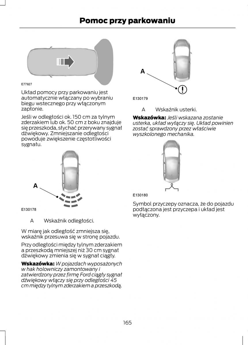 Ford C Max II 2 instrukcja obslugi / page 167