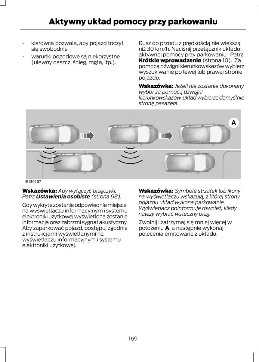 Ford C Max II 2 instrukcja obslugi / page 171