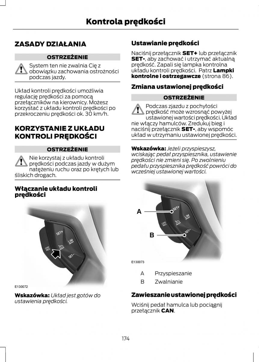 Ford C Max II 2 instrukcja obslugi / page 176