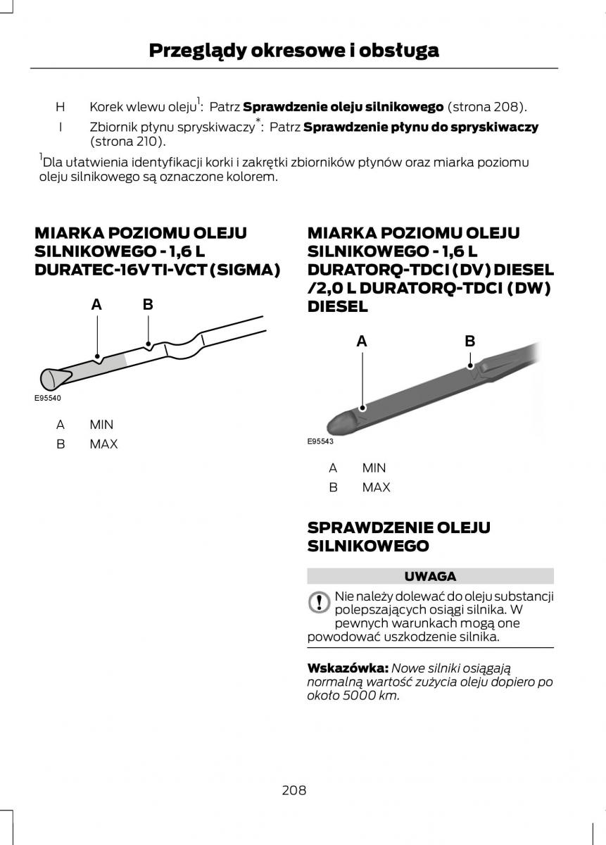 Ford C Max II 2 instrukcja obslugi / page 210