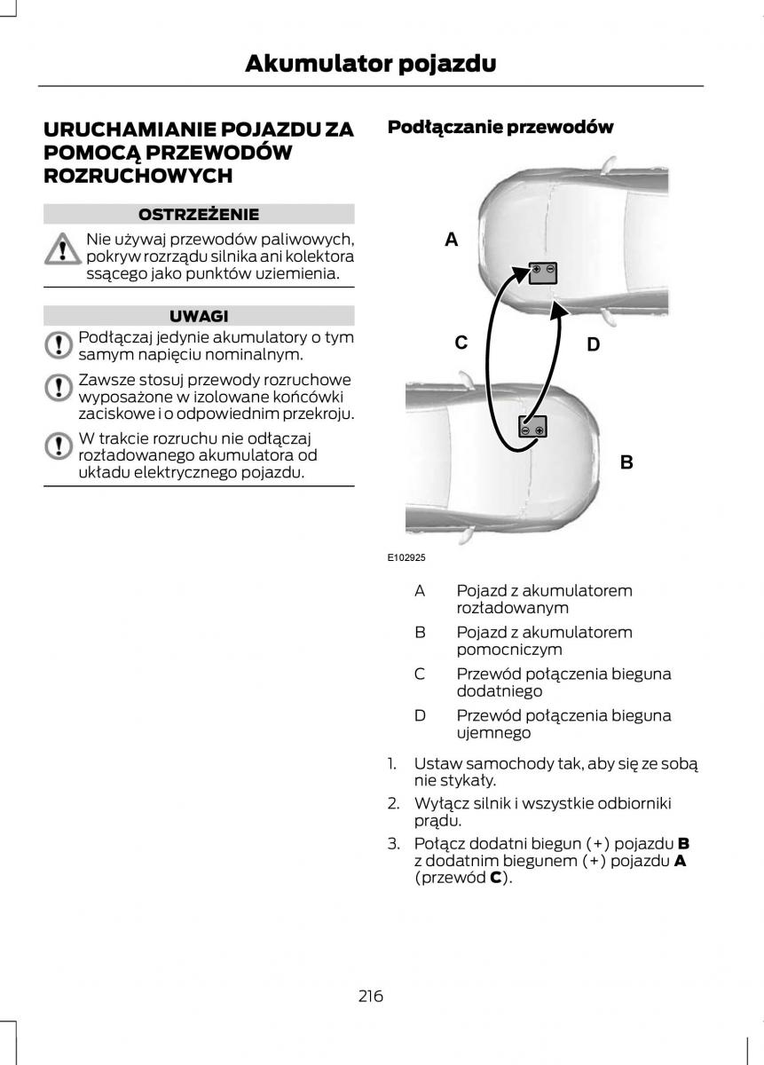 Ford C Max II 2 instrukcja obslugi / page 218