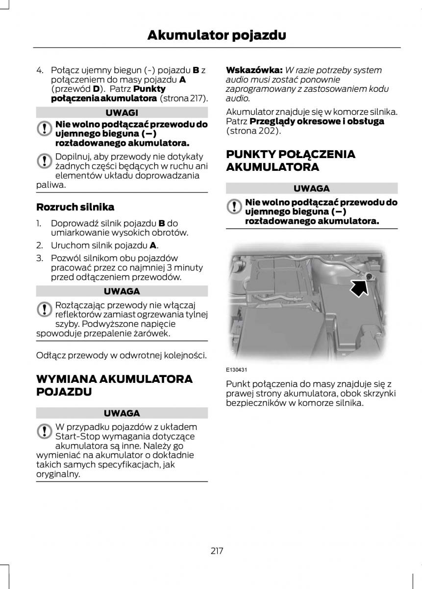 Ford C Max II 2 instrukcja obslugi / page 219