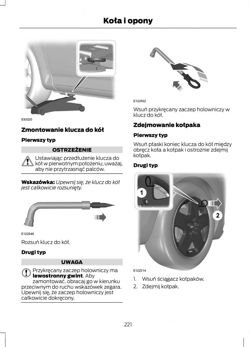 Ford C Max II 2 instrukcja obslugi / page 223