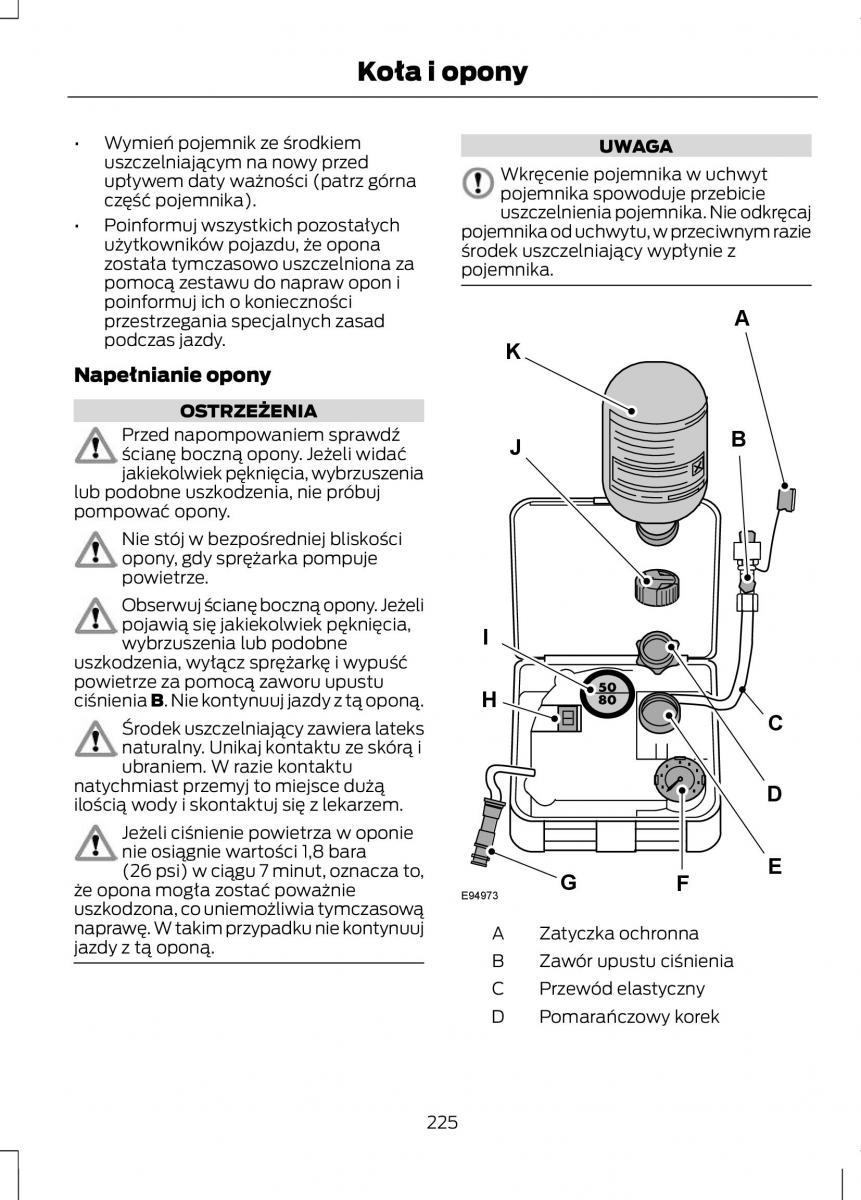 Ford C Max II 2 instrukcja obslugi / page 227