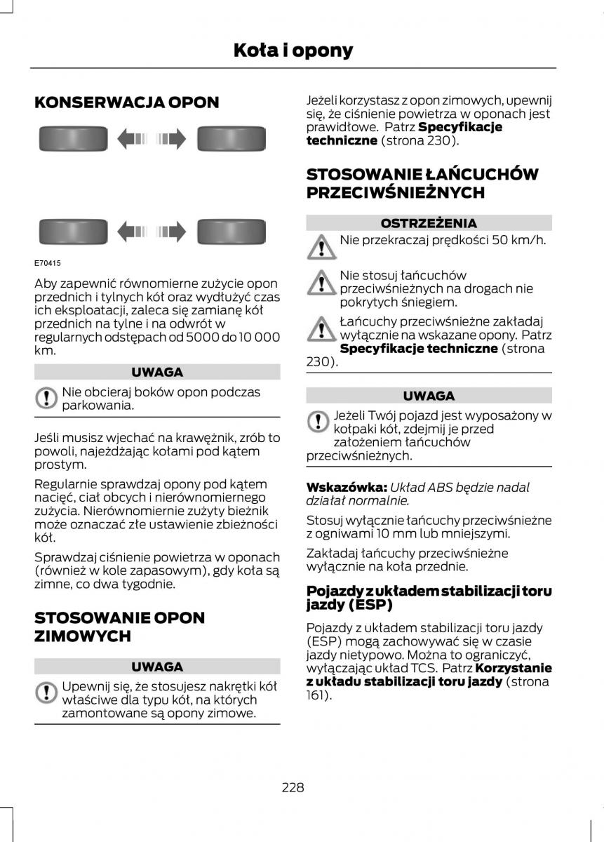 Ford C Max II 2 instrukcja obslugi / page 230