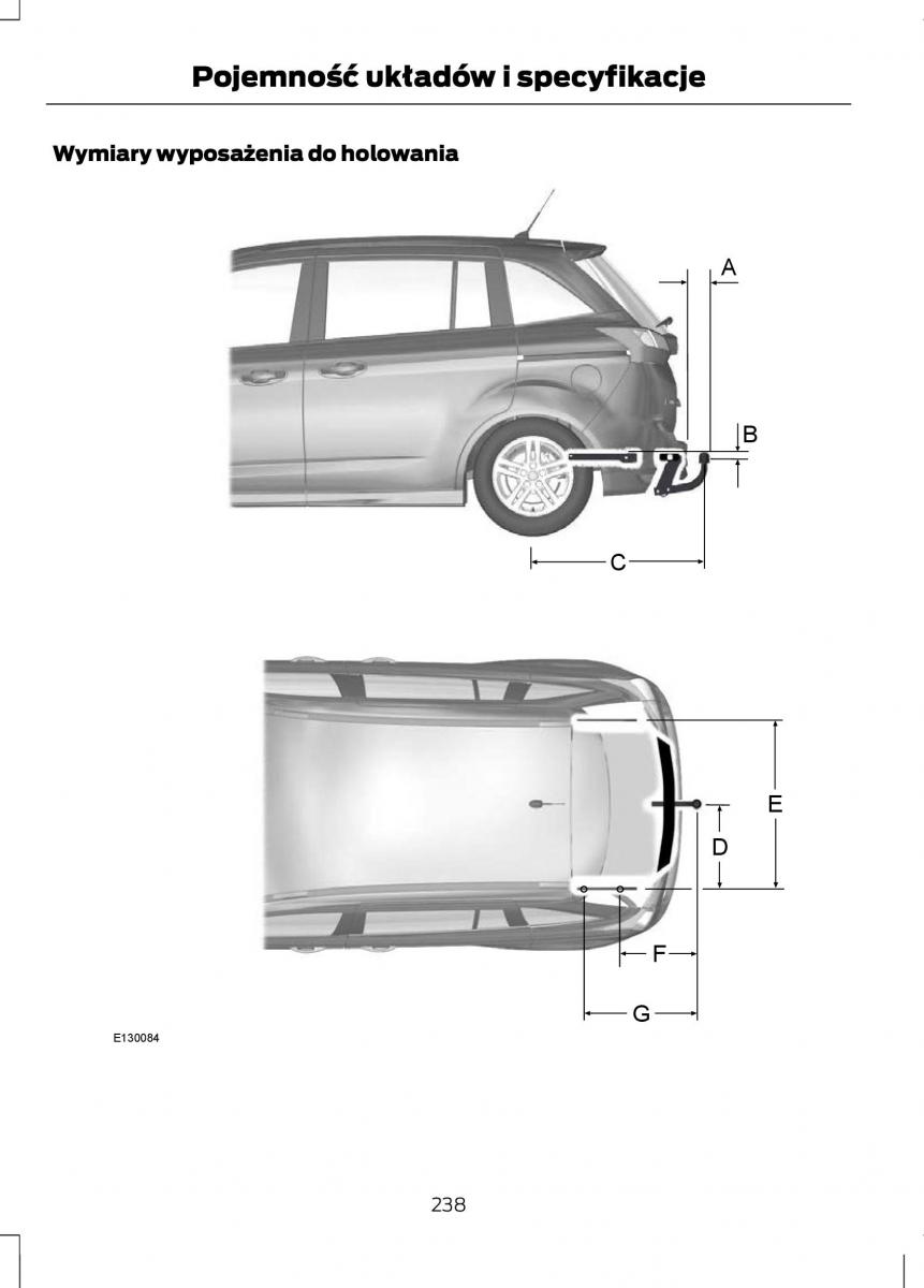 Ford C Max II 2 instrukcja obslugi / page 240