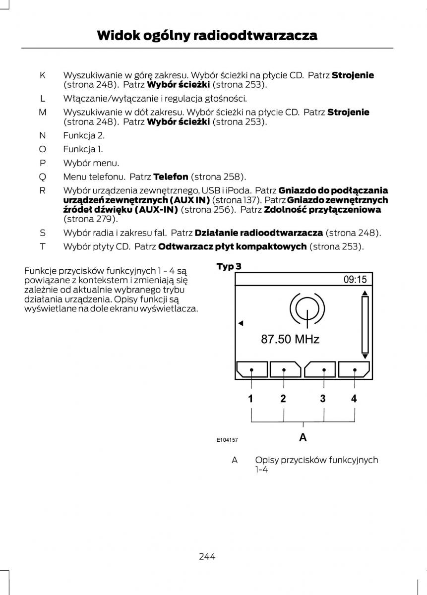 Ford C Max II 2 instrukcja obslugi / page 246