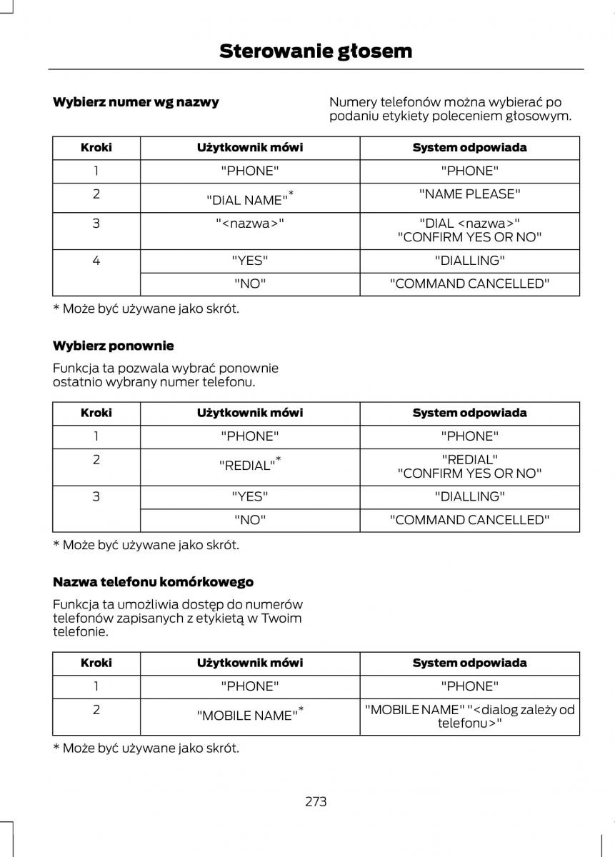 Ford C Max II 2 instrukcja obslugi / page 275