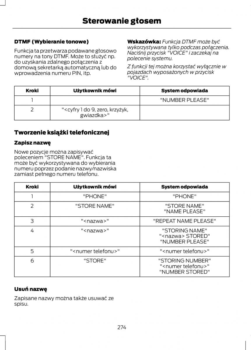 Ford C Max II 2 instrukcja obslugi / page 276