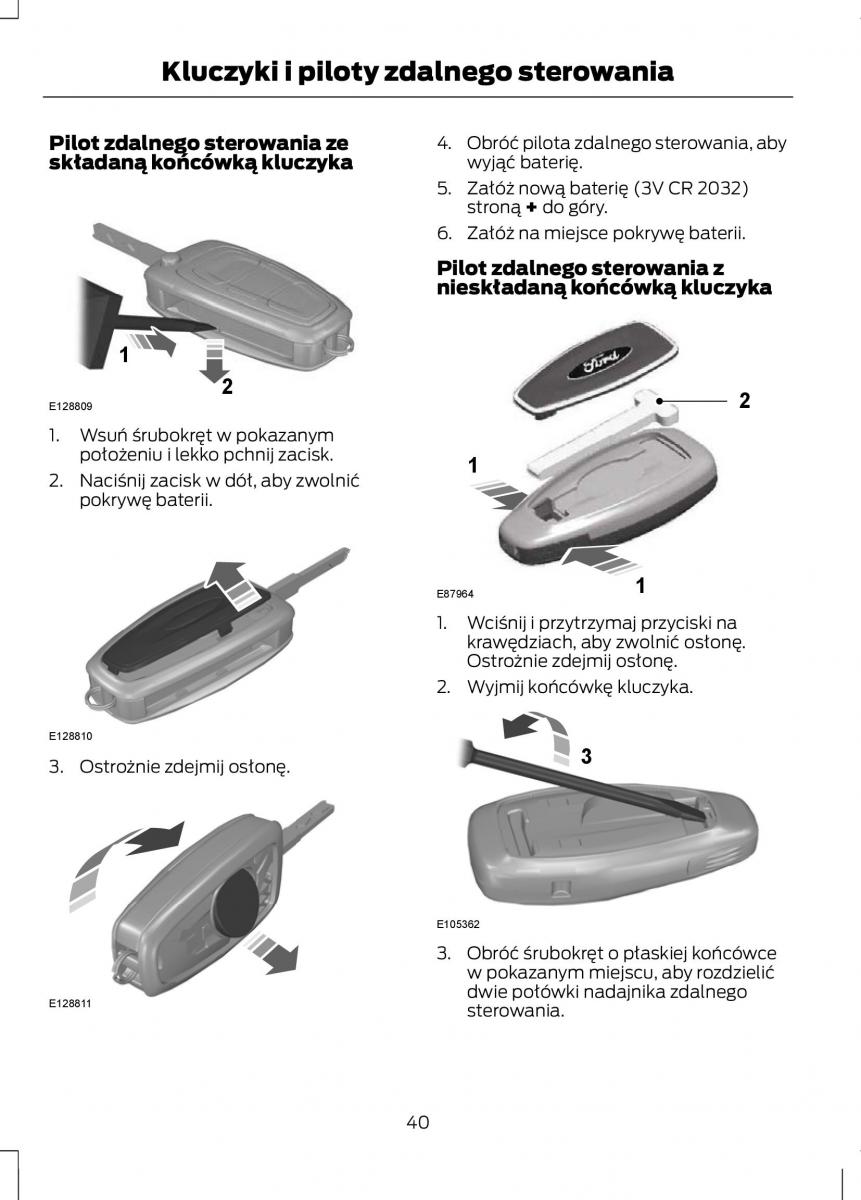 Ford C Max II 2 instrukcja obslugi / page 42