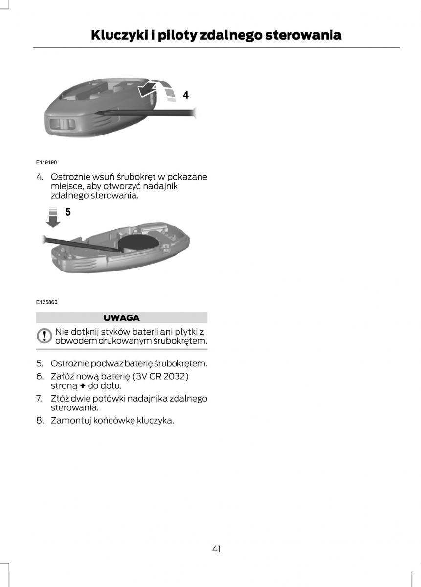 Ford C Max II 2 instrukcja obslugi / page 43