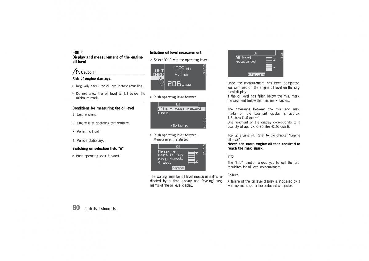 Porsche 911 996 owners manual / page 80