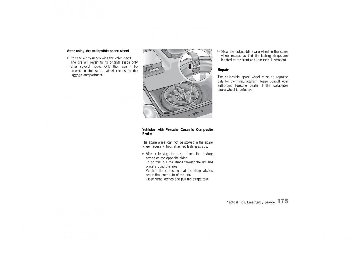 Porsche 911 996 owners manual / page 175