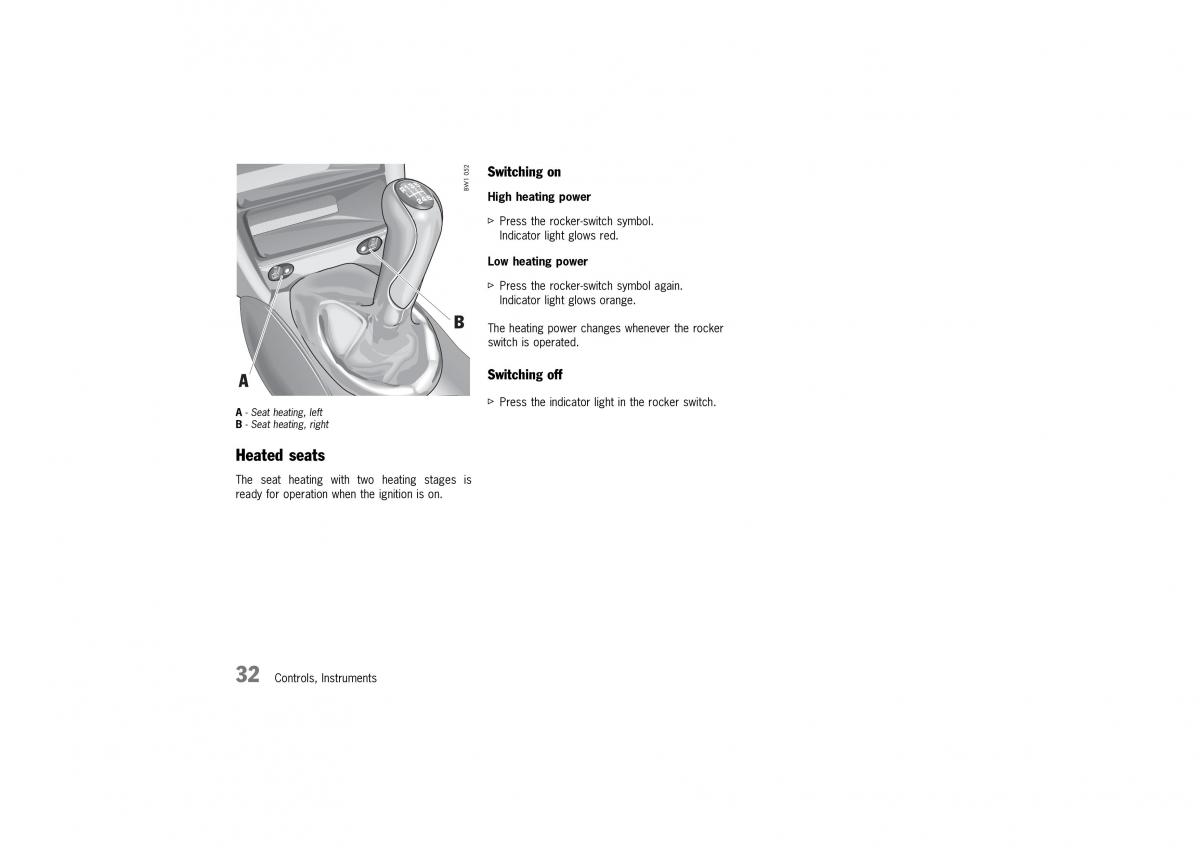 Porsche 911 996 owners manual / page 32