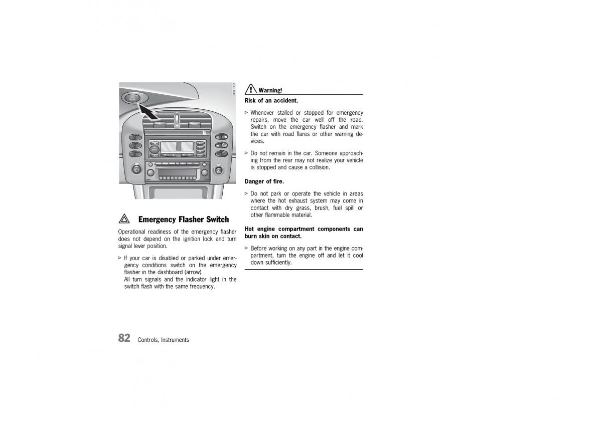 manual  Porsche 911 GT2 996 owners manual / page 82