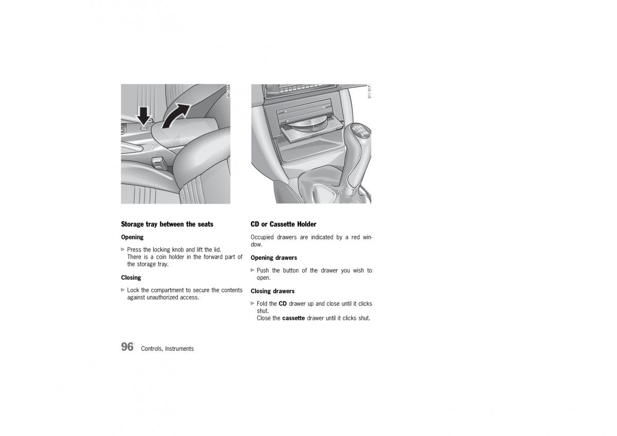 Porsche 911 GT2 996 owners manual / page 96