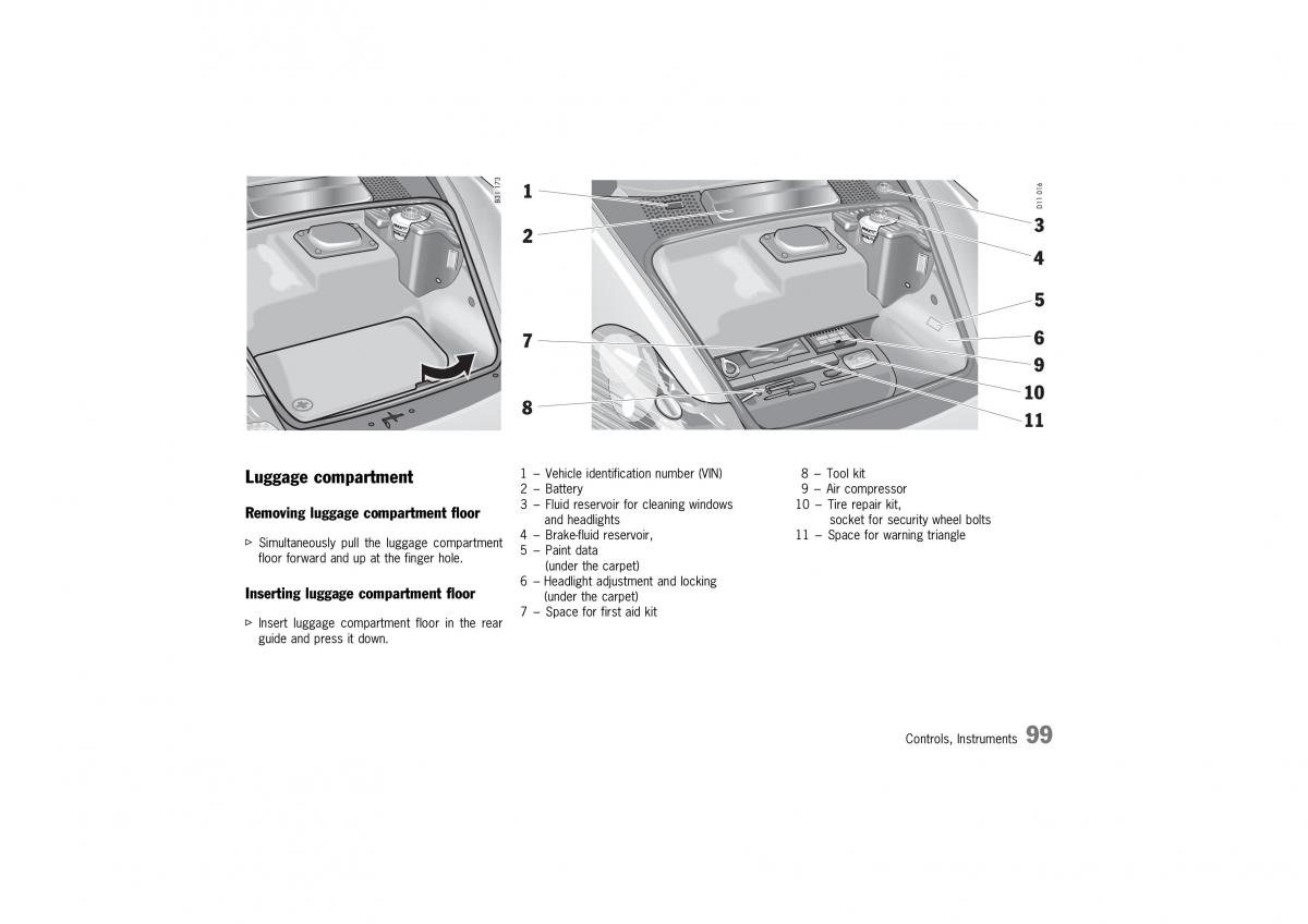 manual  Porsche 911 GT2 996 owners manual / page 99