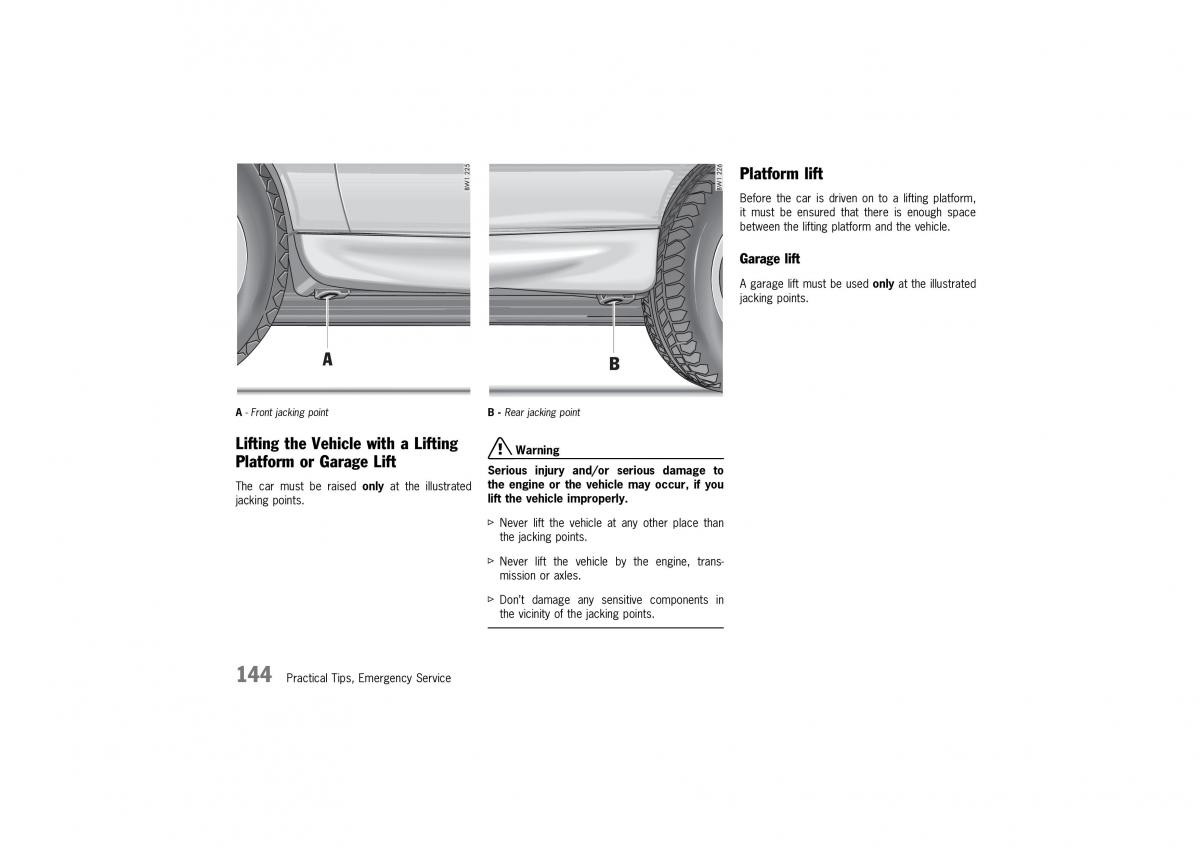 manual  Porsche 911 GT2 996 owners manual / page 144