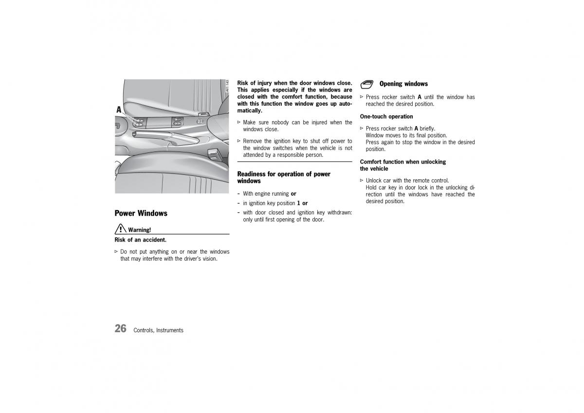 manual  Porsche 911 GT2 996 owners manual / page 26