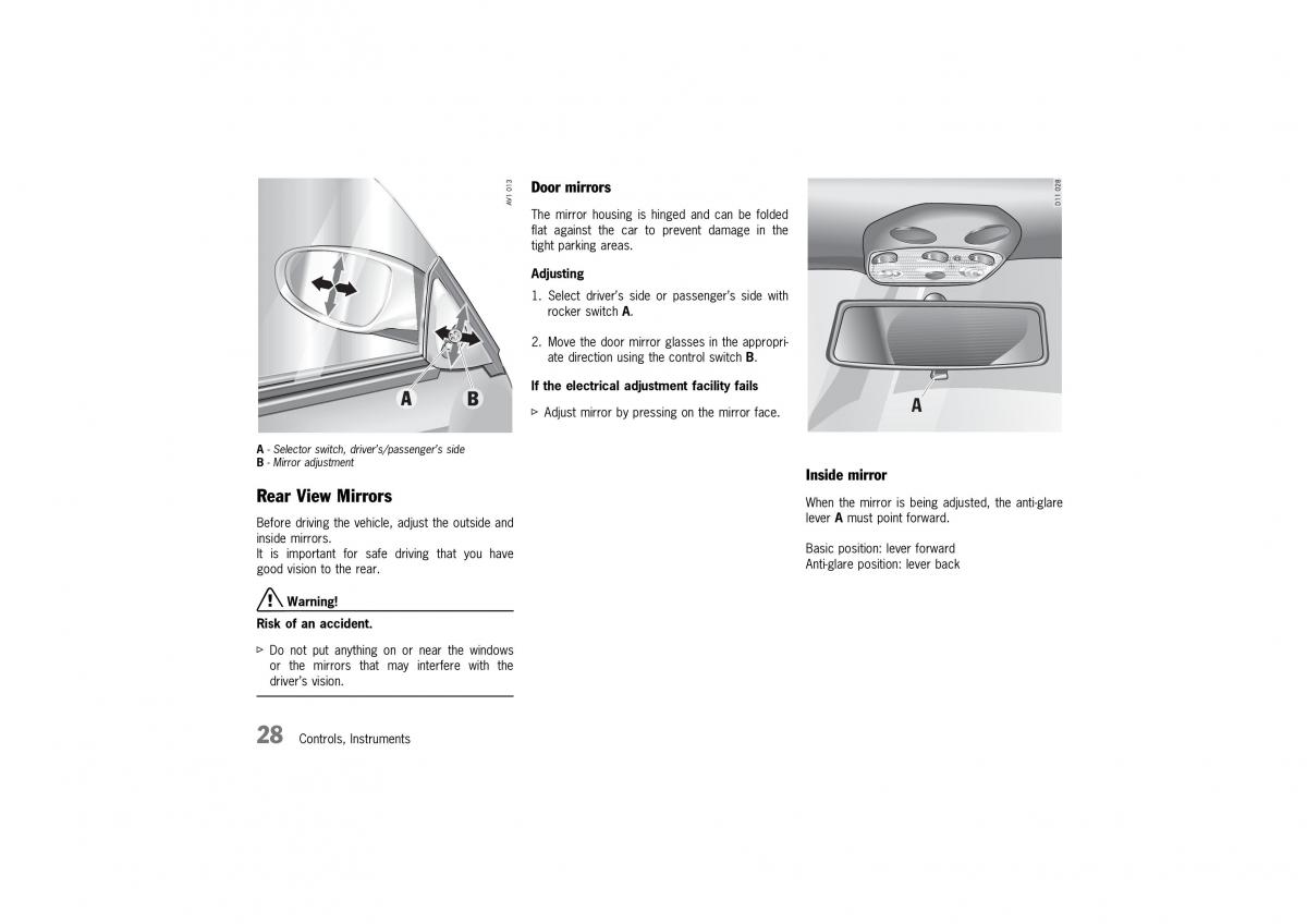 manual  Porsche 911 GT2 996 owners manual / page 28