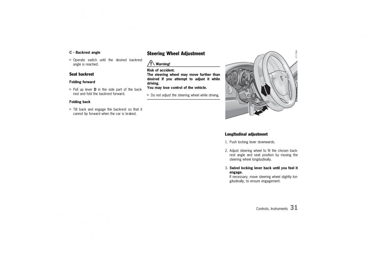 Porsche 911 GT2 996 owners manual / page 31