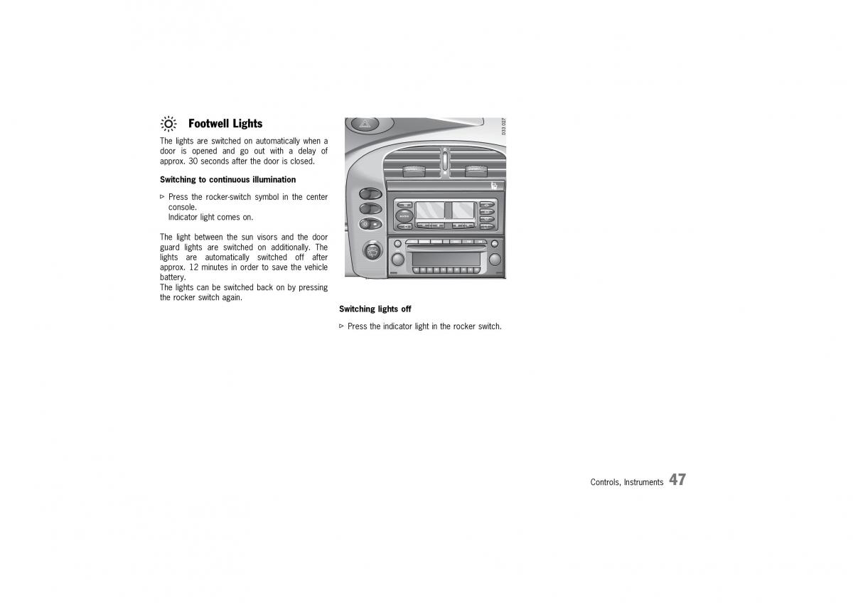 Porsche 911 GT2 996 owners manual / page 47