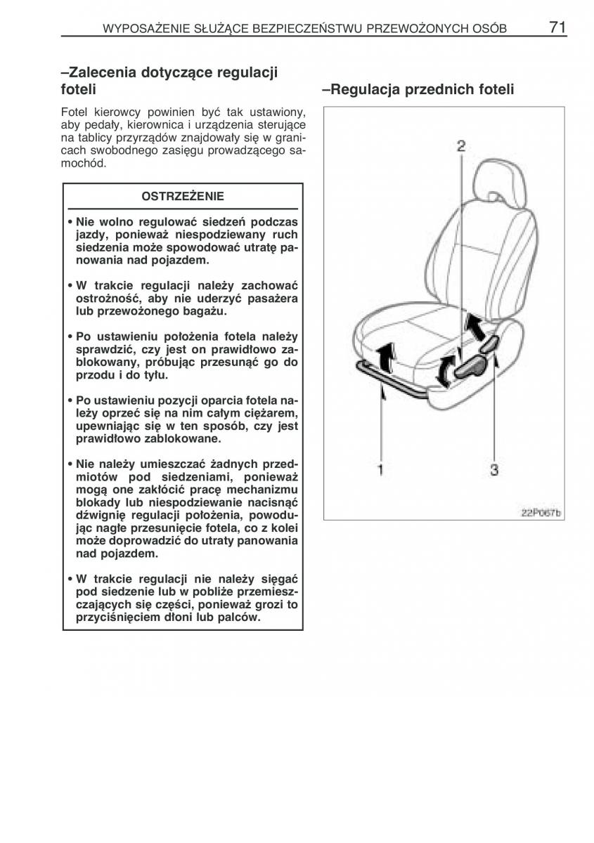 Toyota Prius II 2 NHW20 instrukcja obslugi / page 84