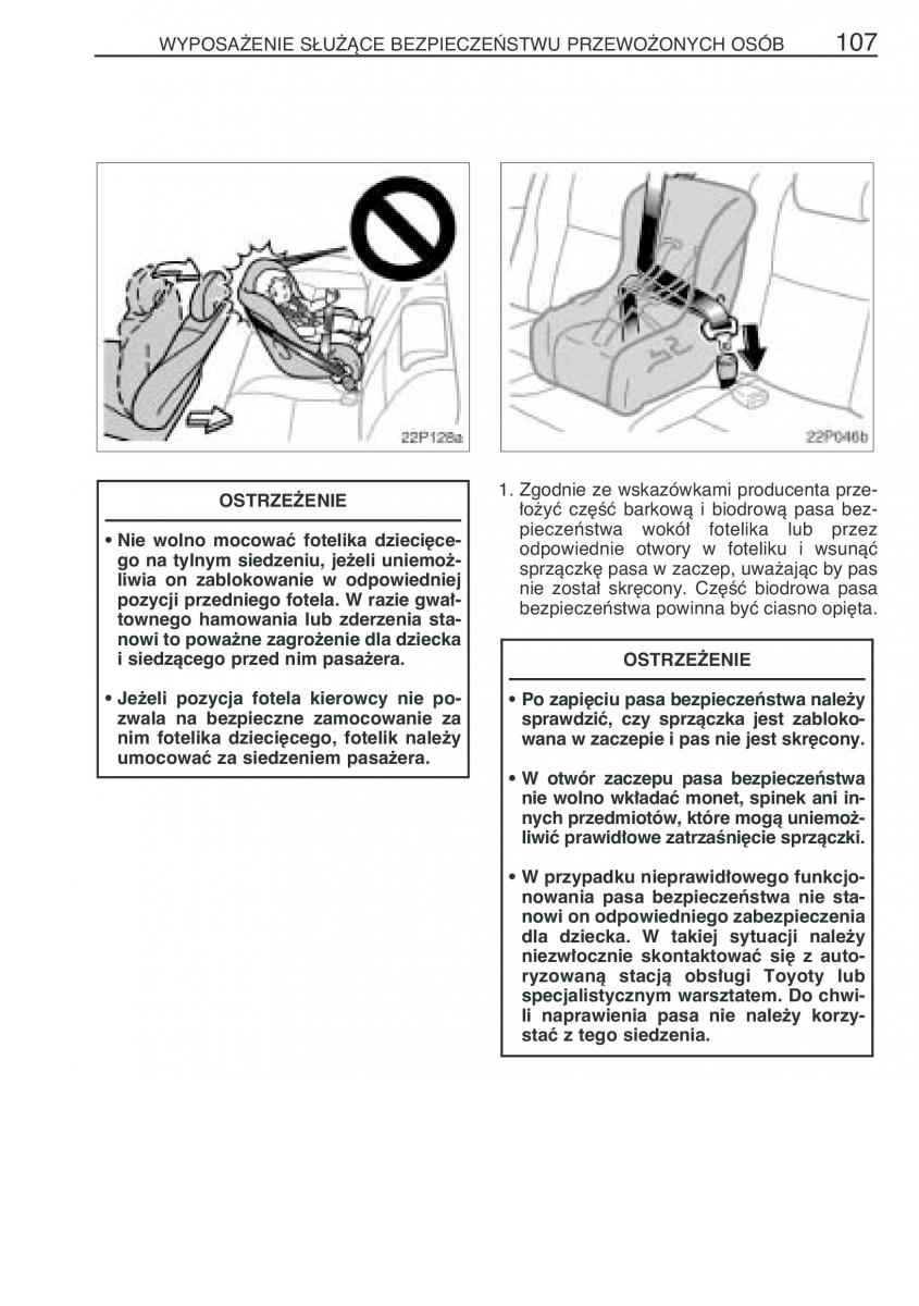 Toyota Prius II 2 NHW20 instrukcja obslugi / page 120