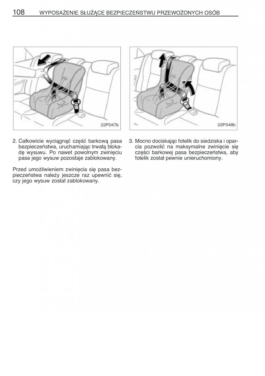 Toyota Prius II 2 NHW20 instrukcja obslugi / page 121