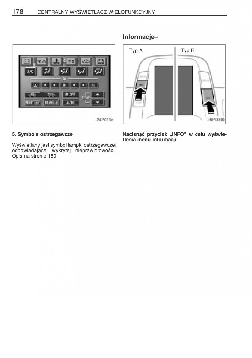 Toyota Prius II 2 NHW20 instrukcja obslugi / page 191