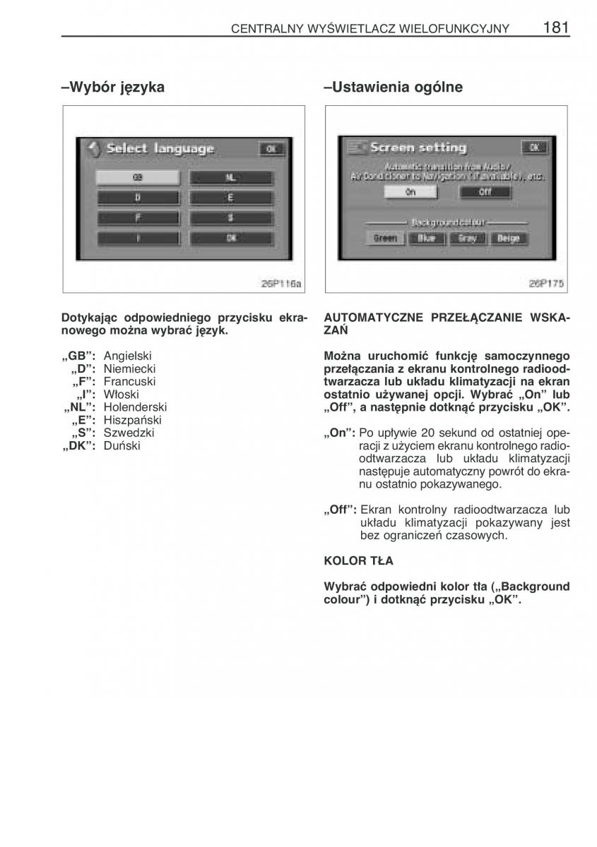 Toyota Prius II 2 NHW20 instrukcja obslugi / page 194