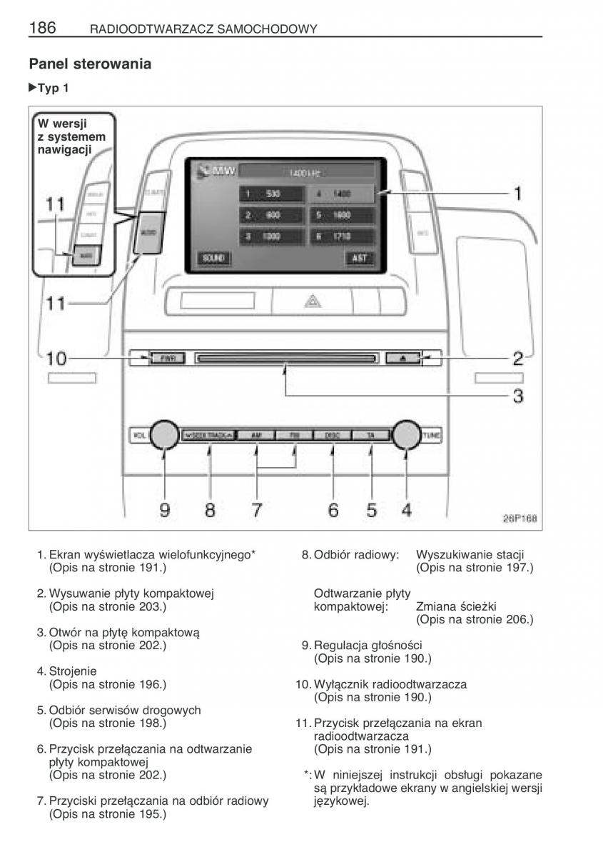 Toyota Prius II 2 NHW20 instrukcja obslugi / page 199