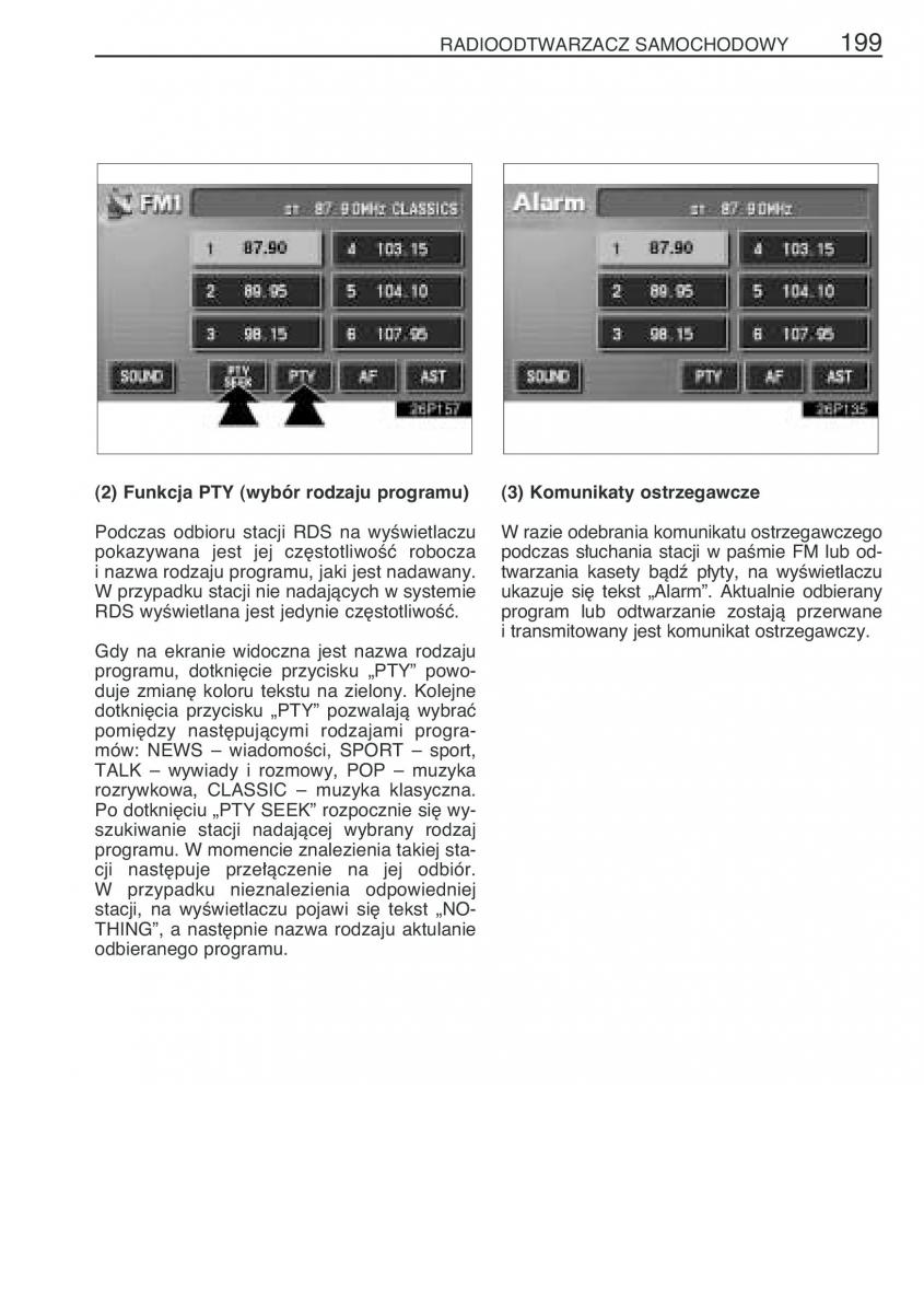 Toyota Prius II 2 NHW20 instrukcja obslugi / page 212