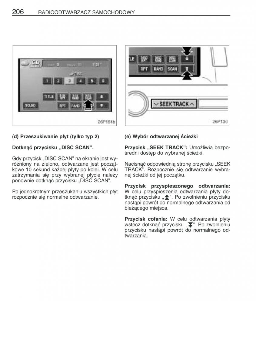 Toyota Prius II 2 NHW20 instrukcja obslugi / page 219