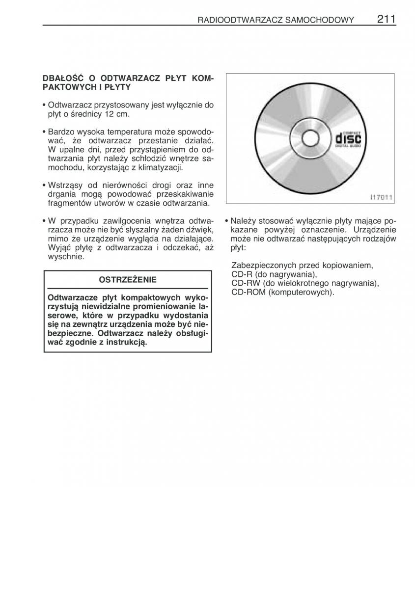 Toyota Prius II 2 NHW20 instrukcja obslugi / page 224