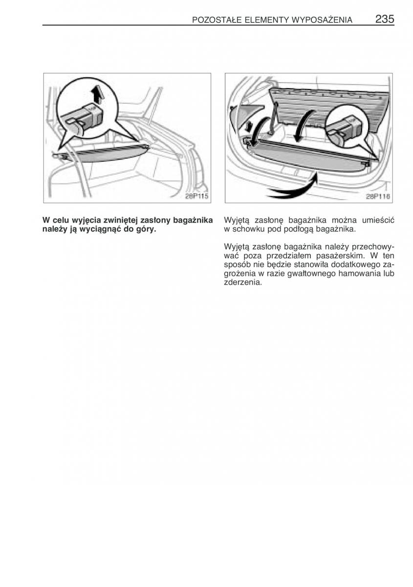 Toyota Prius II 2 NHW20 instrukcja obslugi / page 248