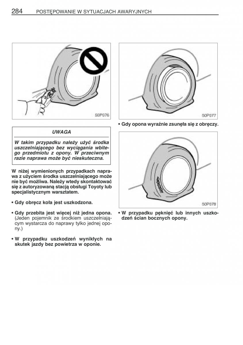 Toyota Prius II 2 NHW20 instrukcja obslugi / page 297