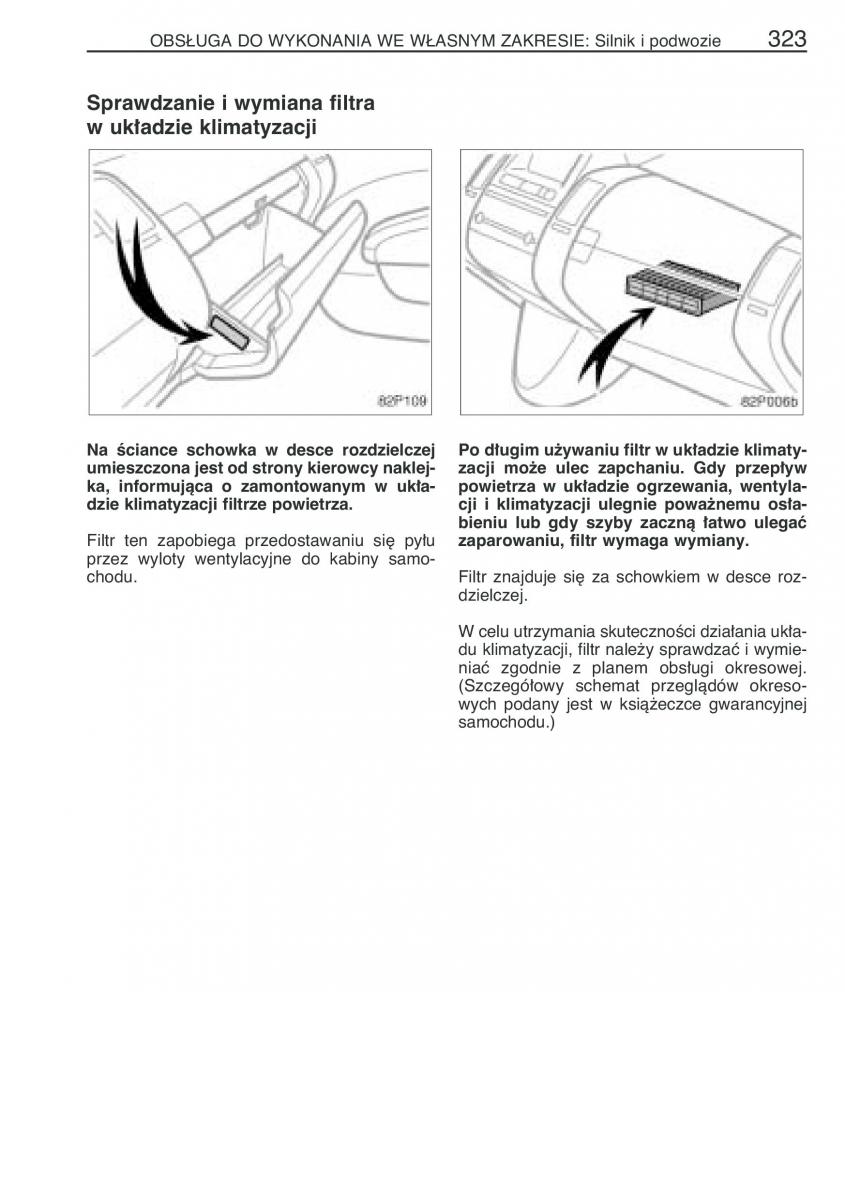 Toyota Prius II 2 NHW20 instrukcja obslugi / page 336