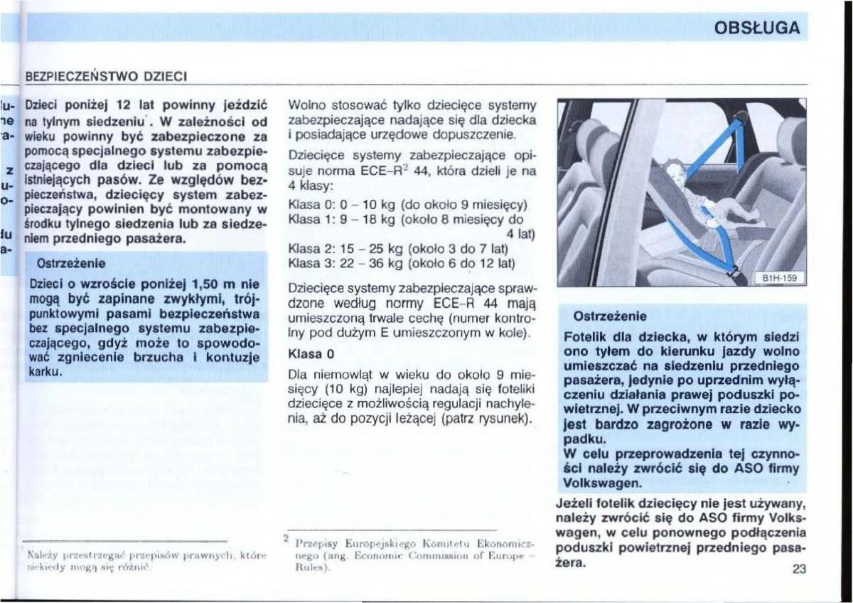 VW Passat B4 instrukcja obslugi / page 25