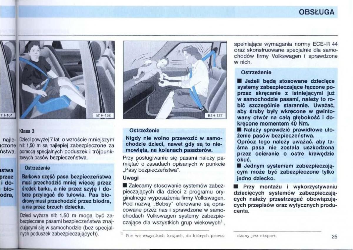 VW Passat B4 instrukcja obslugi / page 27