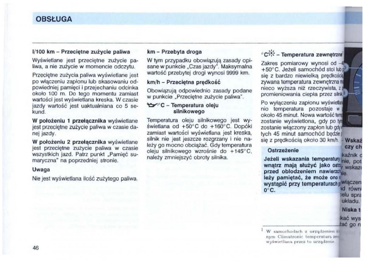 VW Passat B4 instrukcja obslugi / page 48