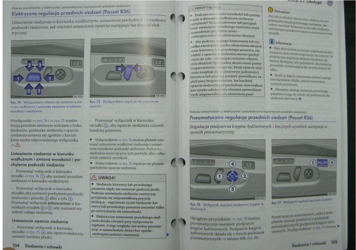 VW Passat B6 instrukcja / page 55