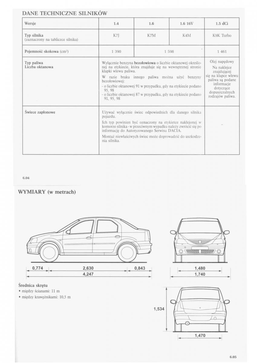 manual  Dacia Logan I 1 instrukcja / page 66