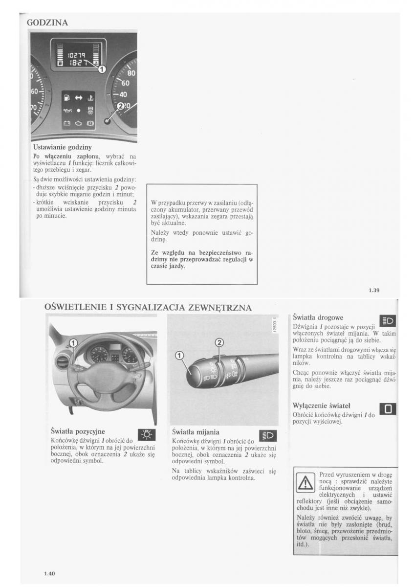 manual  Dacia Logan I 1 instrukcja / page 23