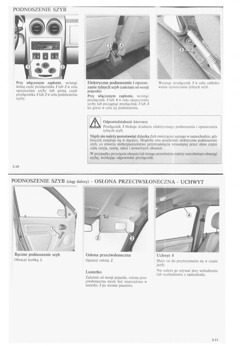 manual  Dacia Logan I 1 instrukcja / page 37
