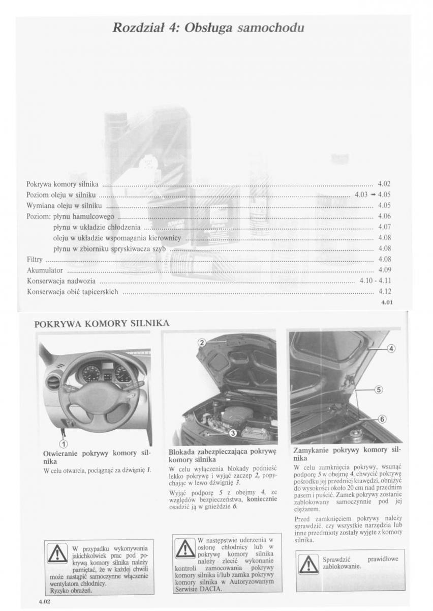 manual  Dacia Logan I 1 instrukcja / page 41