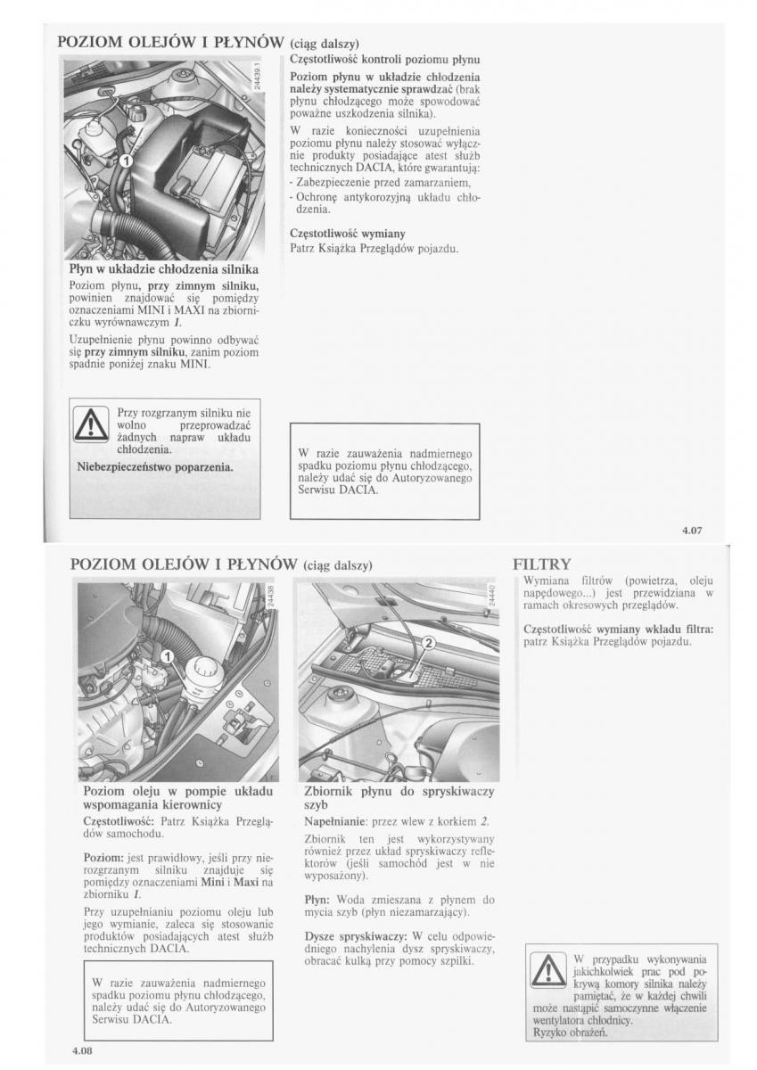 manual  Dacia Logan I 1 instrukcja / page 44