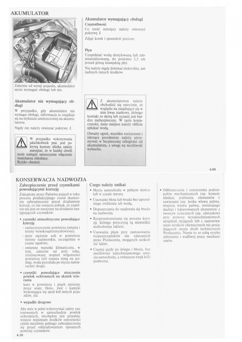 manual  Dacia Logan I 1 instrukcja / page 45