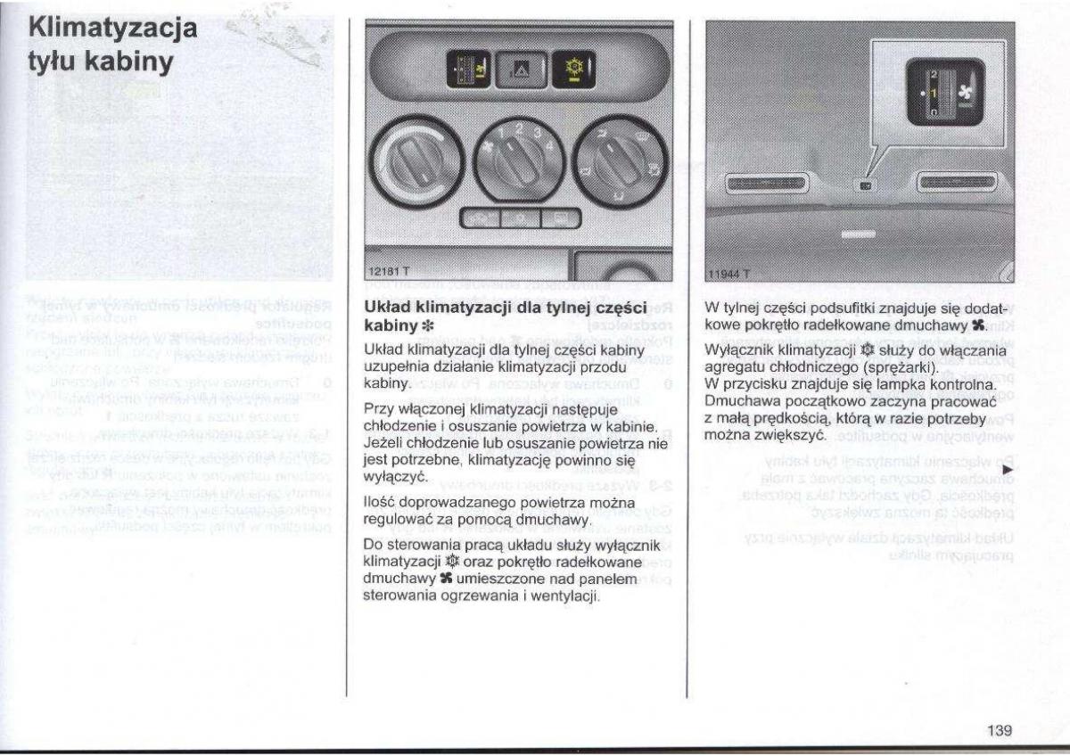 Opel Zafira A Vauxhall instrukcja obslugi / page 140